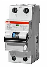 Disjoncteur differentiel 16A 1P+N courbe C 10KA ABB 2CSR255141R1164