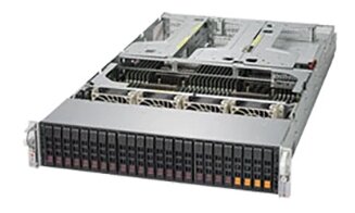 Сервер Supermicro SuperServer 2049U-TR4 без процессора/без ОЗУ/без накопителей/количество отсеков 2.5" hot swap: 24/2 x 1600 Вт/LAN 1 Гбит/c