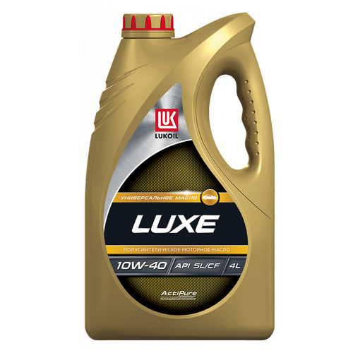фото Масло моторное полусинтетическое lukoil luxe 10w-40, 4л лукойл