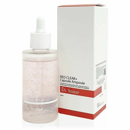 Очищающая ампульная сыворотка для проблемной кожи Dr. Some RED CLEAR Capsule Ampoule 100мл