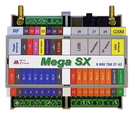 GSM-сигнализация Mega SX-350 Light с WEB-интерфейсом