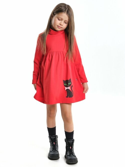 Платье Mini Maxi, хлопок, размер 98, красный