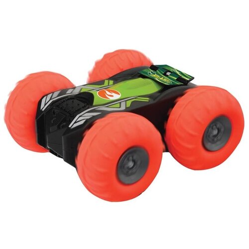 машина на батарейках перевертыш 2 цвета 12 5 10 5 9 см 1126a Hot Wheels T13858, 26 см, черный/красный