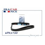 Ремень поликлиновый 6PK1750 Francecar Lada Largus 8V; Renault Logan 1.4-1.6 8V c ГУР +A/C FCR211315 - изображение
