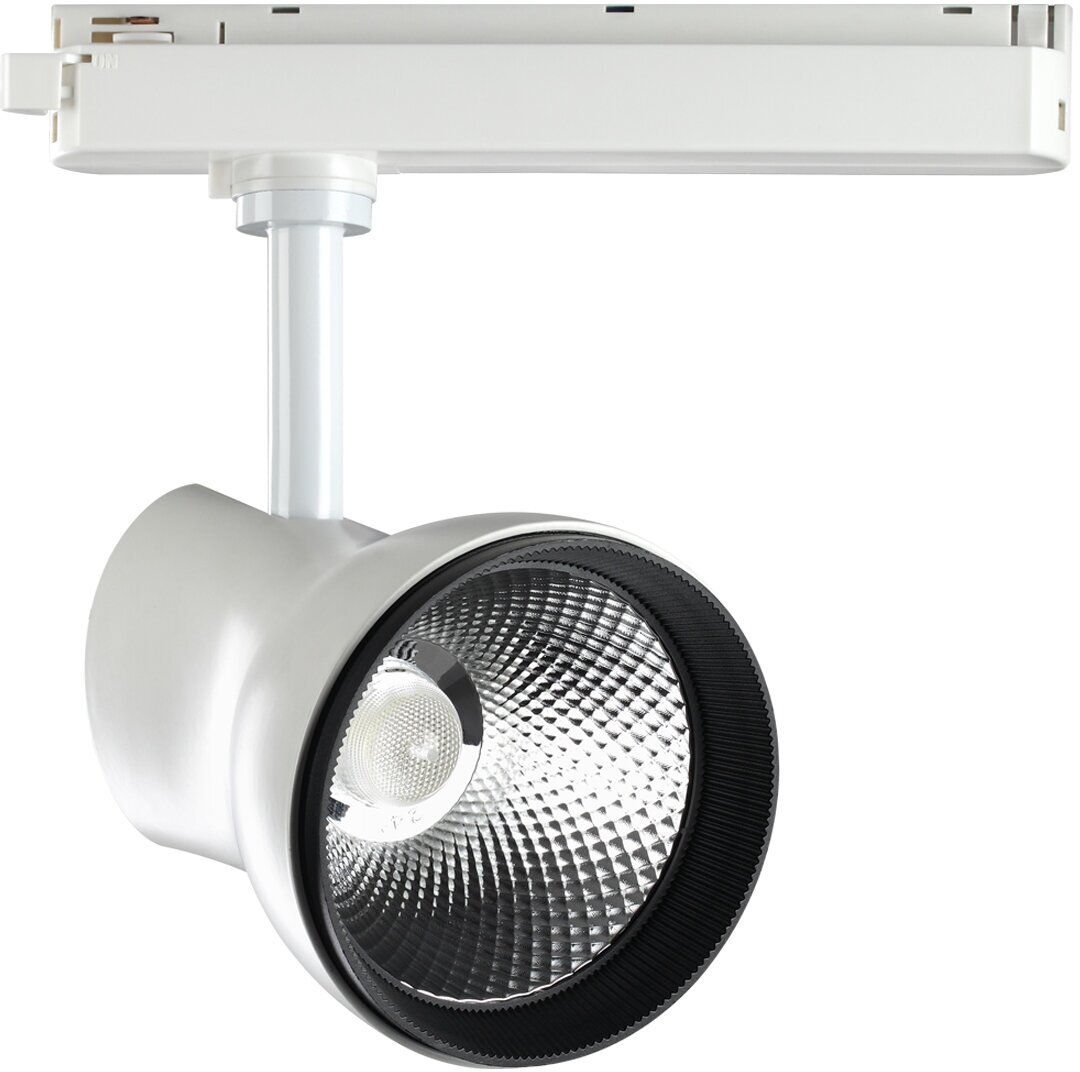 Трековый светильник Novotech Pirum 358438, LED, 30Вт, кол-во ламп:1шт, Белый