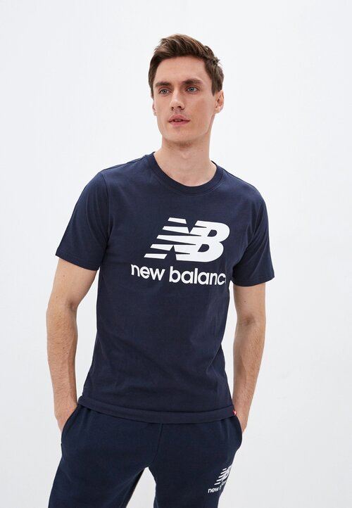 Футболка New Balance, размер S INT, синий