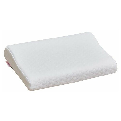 фото Детская анатомическая подушка от 3 лет comfort expert 40*26*7/5 с валиком (белая) comfortexpert