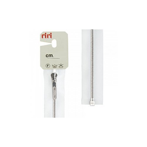 фото Молния металл ni, разъемная 1 замок, на атласной тесьме, 4 мм, 60 см riri