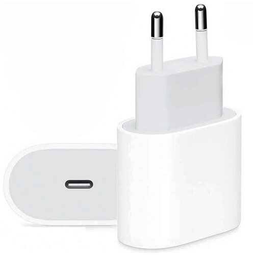 фото Блок быстрой зарядки usb type-c 18w / зарядное устройство powerdelivery 3.0 и quick charge 3.0 для apple iphone, android, magsafe / универсальный адаптер юсб тайп си 5а (белый) life style