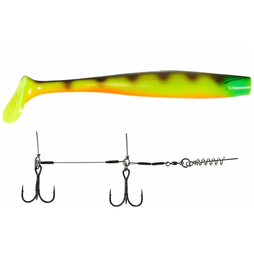 Виброхвосты LJ 3D BBS Series KUBIRA SWIM SHAD 9,0in (22,86)/PG30 1шт.+Stinger L виброхвосты lj 3d bbs series giant kubira swim shad 10 3 26 см stinger xl 140434set pg30