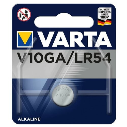 Батарейка VARTA V10GA (LR54 / LR1130 / V389/ AG10) батарейка varta v10ga lr54 lr1130 v389 ag10