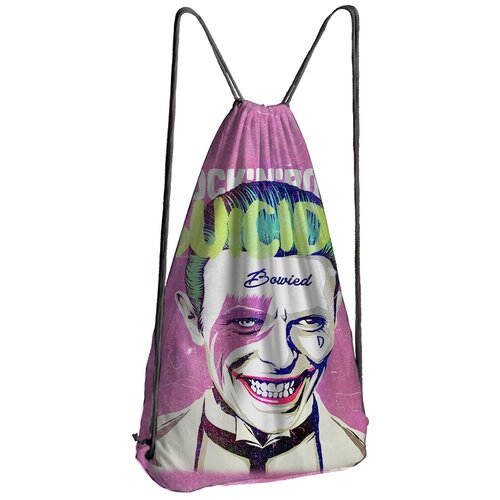 фото Сумка, рюкзак для сменной обуви боуи на розовом drabs