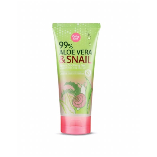 Cathy Doll Гель алоэ вера со слизью улитки и гиалуроновой кислотой Aloe Vera & Snail Serum Soothing Gel, 60 гр