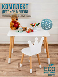 Стол и стул детский Laika toys Премиум / детский набор / для рисования / детский стульчик / стол детский игровой