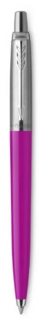 Ручка шариковая PARKER "Jotter Orig Magenta", корпус розовый, детали хром, блистер, синяя, 2075996