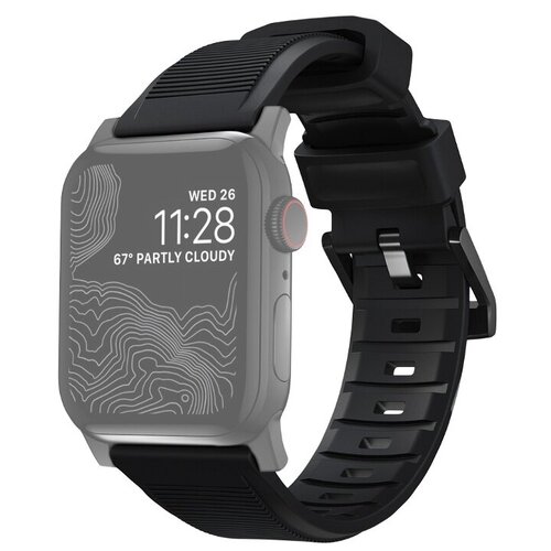 Аксессуар Ремешок Nomad для APPLE Watch 40mm/38mm Rugged Strap V2 Black-Black NM1A31BN00