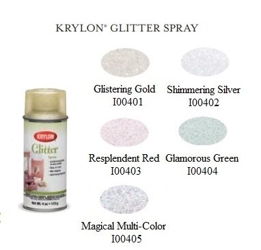 Лак с блестками Krylon Glitter Spray, Shimmering Silver, 113гр - фотография № 3