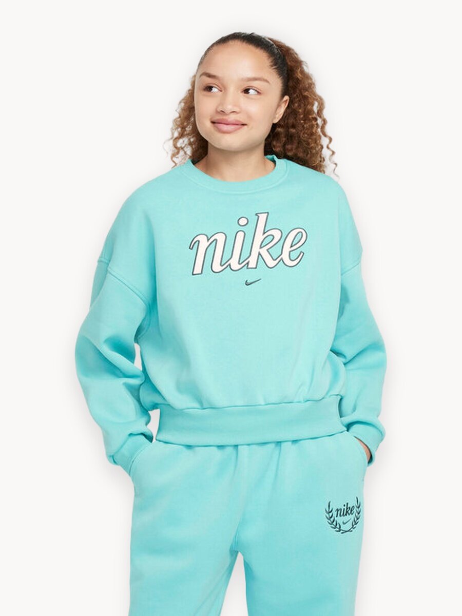 Свитшот NIKE Club, размер L, зеленый