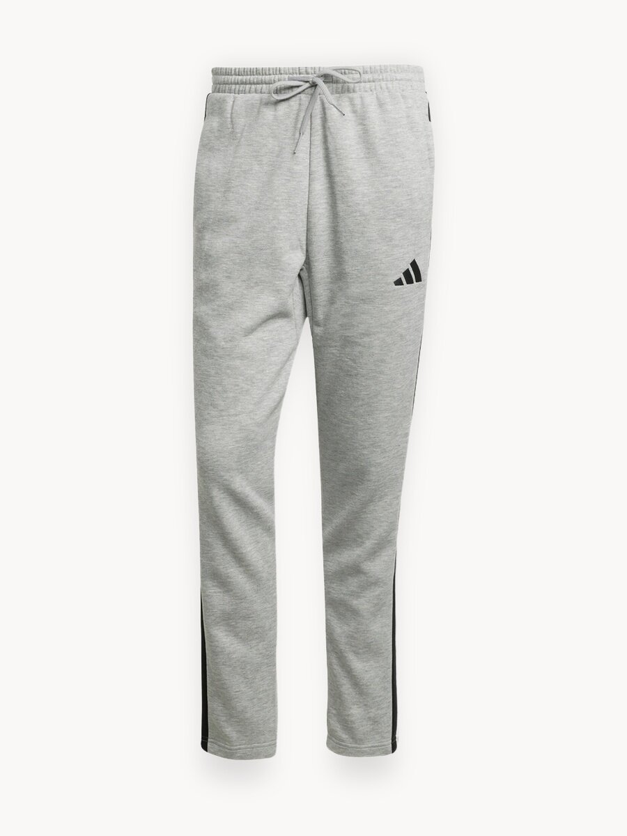 Брюки adidas Essentials 3-Stripes Open Hem Fleece, размер S INT, серый
