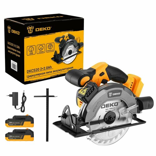 Аккумуляторная дисковая пила DEKO DKCS20 Laser 063-4210 20 В 15724₽