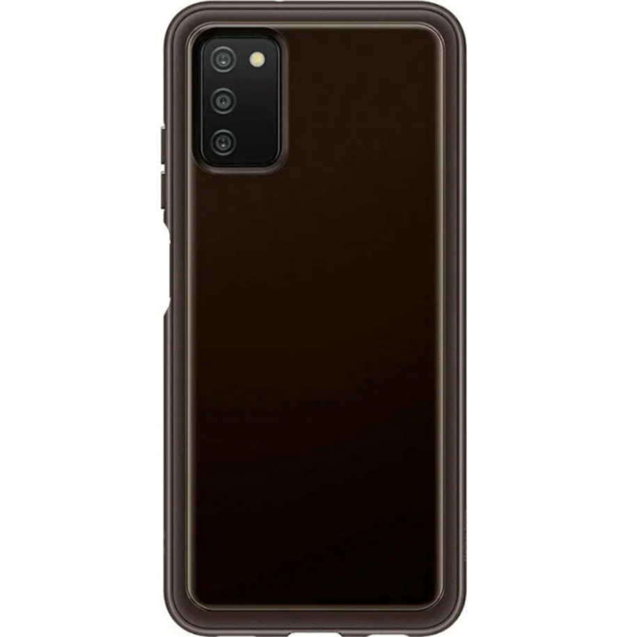 Samsung Чехол-крышка Samsung EF-QA037TBEGRU для A03s, термополиуретан, черный