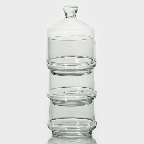 Набор стеклянных ёмкостей Berry 220 мл 3 шт 1164₽