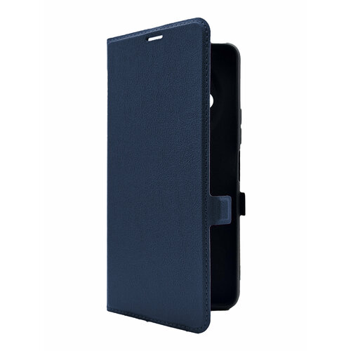 Чехол на Xiaomi Redmi A3 (Ксиоми Редми А3) синий книжка эко-кожа с функцией подставки отделением для пластиковых карт и магнитами Book case, Miuko