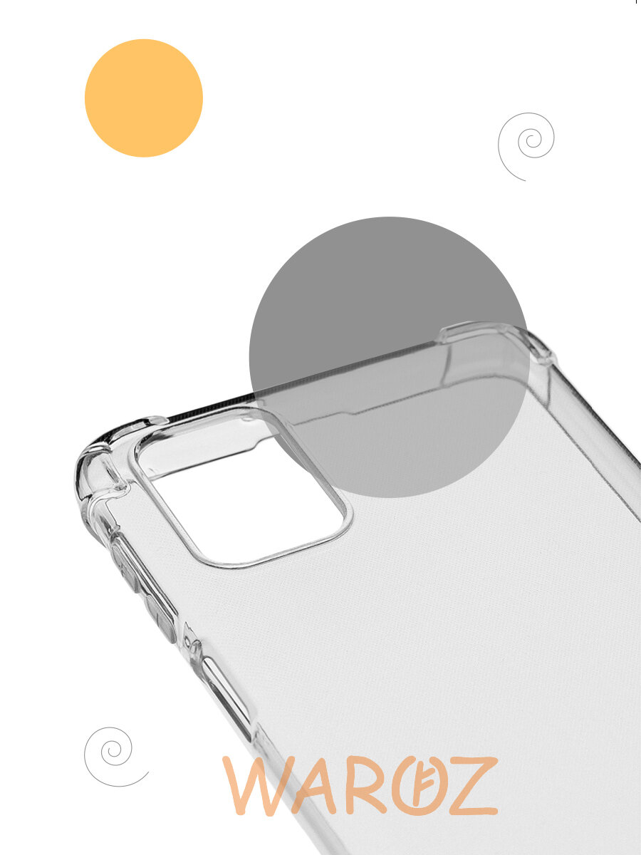 Чехол силиконовый на телефон Samsung Galaxy M31 S противоударный с защитой камеры, бампер с усиленными углами для смартфона Самсунг Галакси М31С прозрачный