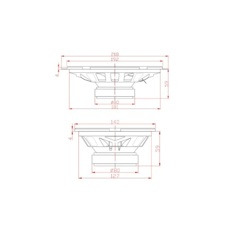 Колонки автомобильные URAL Молот АС-М57, 13x18 см (5x7 дюйм.), комплект 2 шт. [урал ас-м57] - фото №5