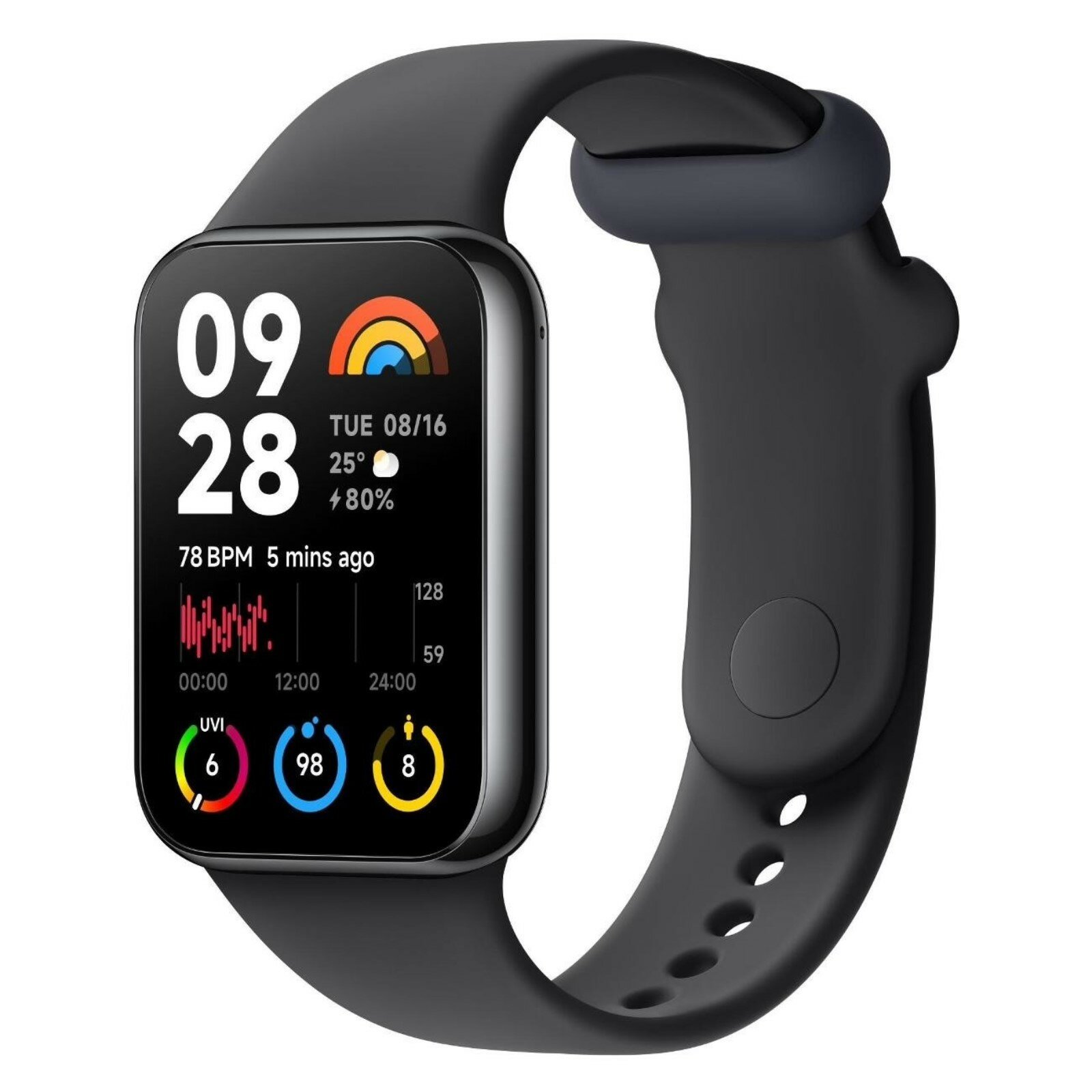 Фитнес-браслет Smart Band 8 Pro, 1.74", AMOLED, мониторинг, уведомления, GPS, черный