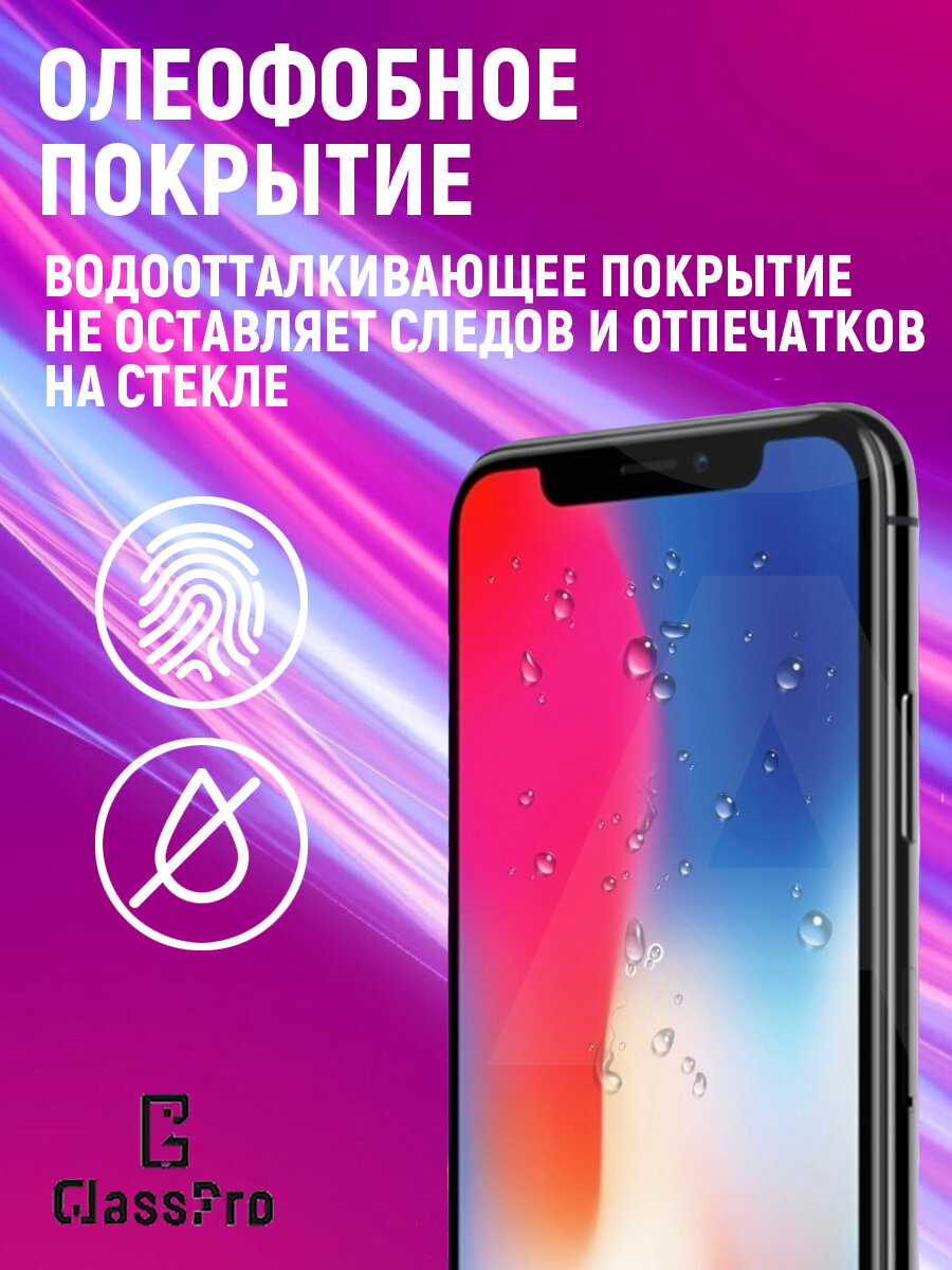 Защитное стекло 10D Glass Pro для Apple iPhone X / iPhone XS черное