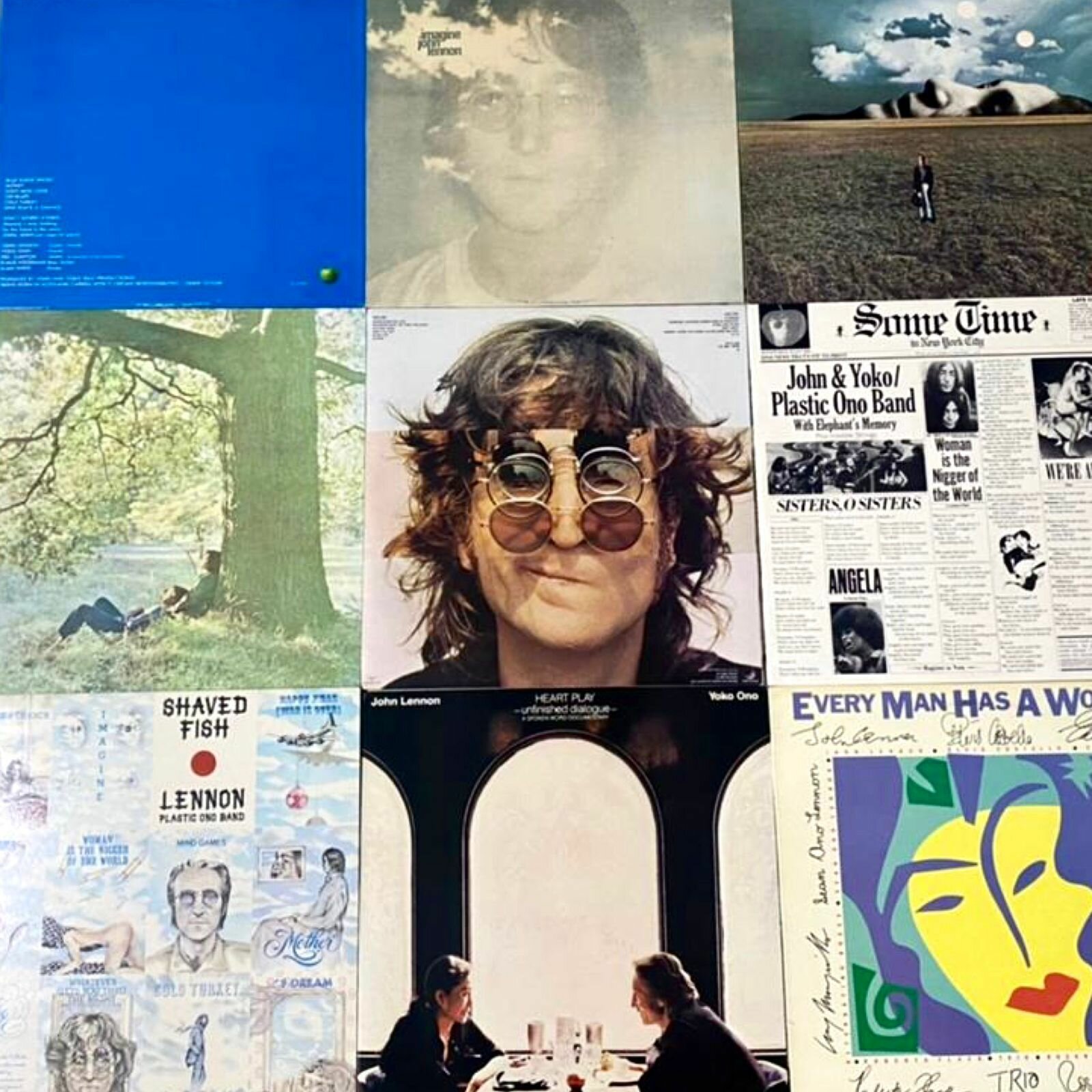 Джон Леннон - Коллекционный бокс-сет из 9 виниловых пластинок
