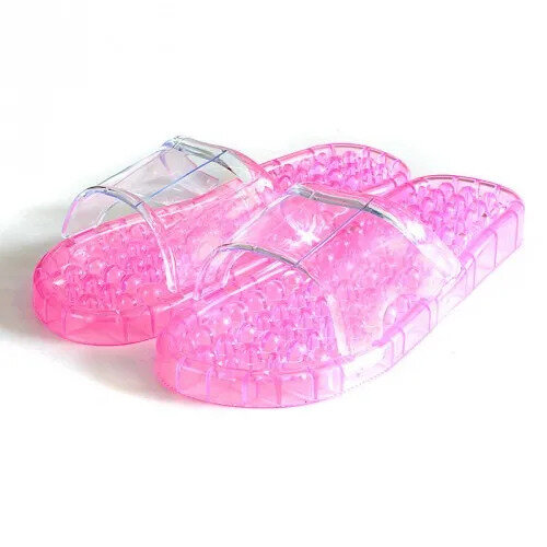 Гелевые массажные тапочки розовые. Размер L (39-40)