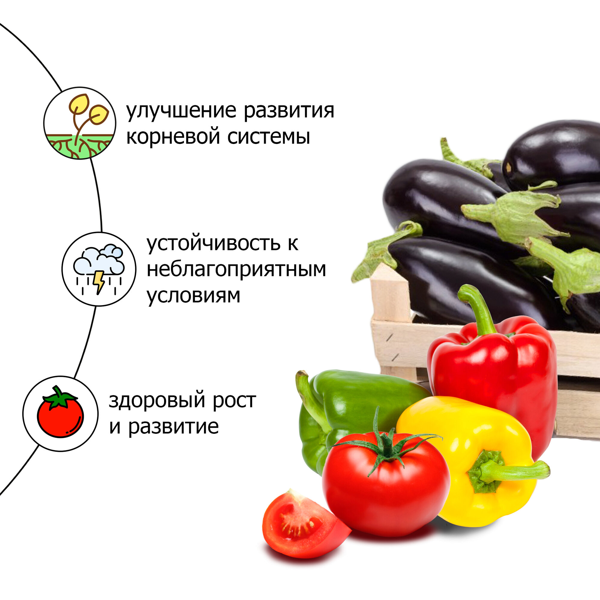 Удобрение для томатов, перцев и баклажан Пуршат водорастворимое 3 кг - фотография № 3