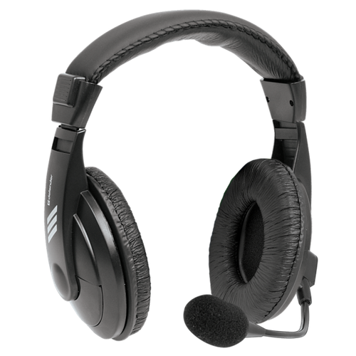 Гарнитура Defender Gryphon 750U USB черный 18м кабель 63752 1402₽