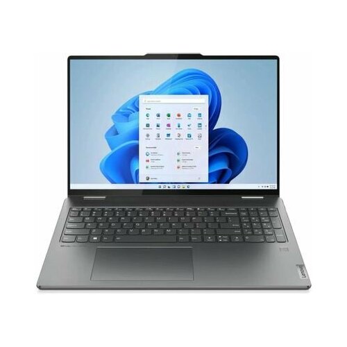 Ноутбук Lenovo Yoga 7 16IRL8 82YN001YRK, 16, 2023, трансформер, IPS, Intel Core i5 1340P 1.9ГГц, 12-ядерный, 16ГБ LPDDR5, 512ГБ SSD, Intel Iris Xe graphics, Windows 11 Home, серый