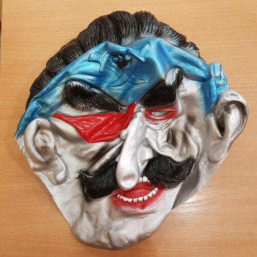 Маска карнавальная Пират латекс, 30х30см 15499 маска карнавальная пират