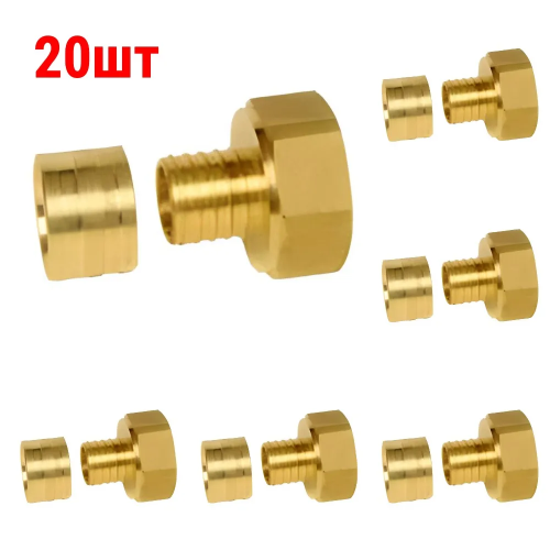 Переходник Gummel ВР34-25 с внутренней резьбой 10 бар 20 шт 2505₽