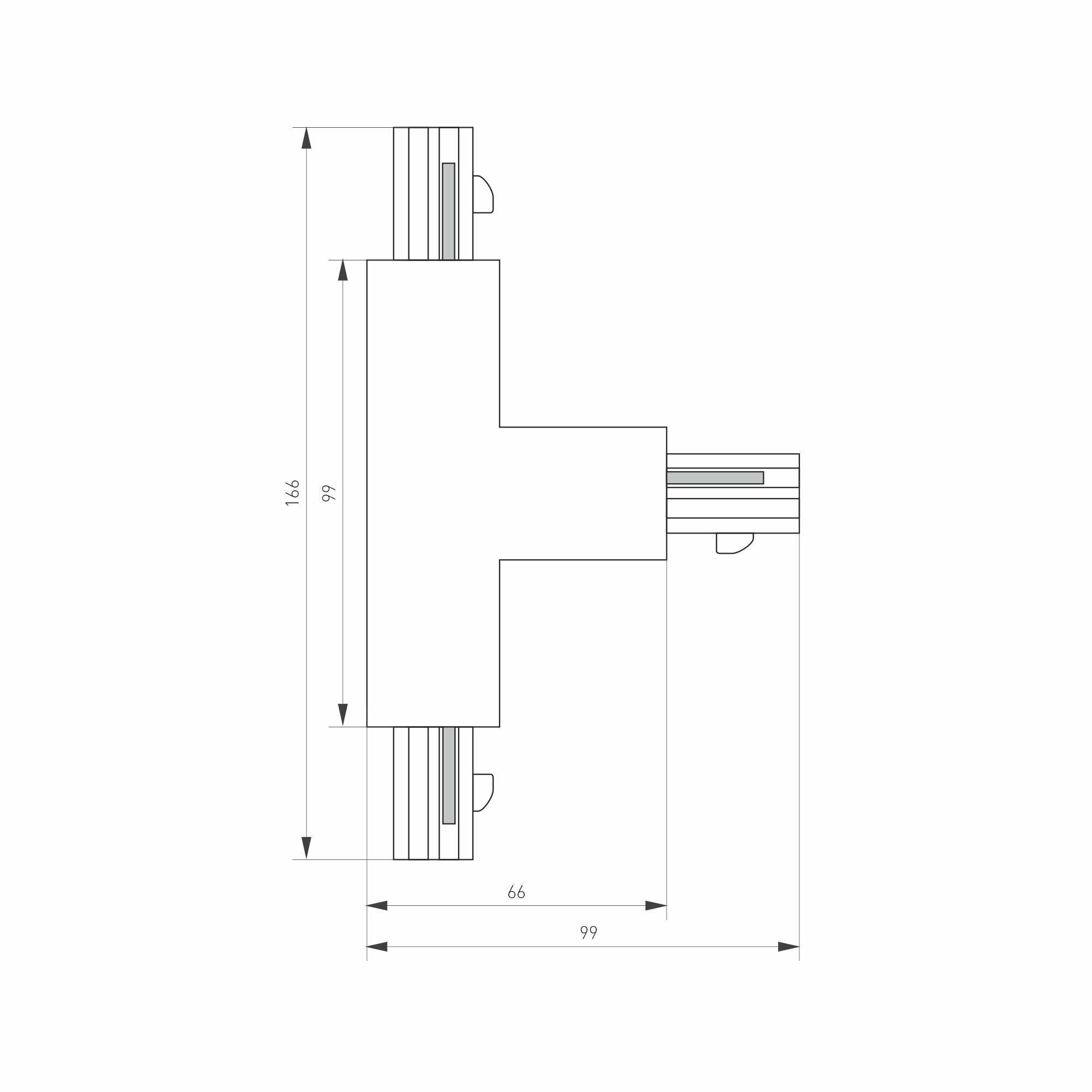 Коннектор тройной LGD-4TR-CON-INT-R2-WH (C) Arlight 026144 - фото №9