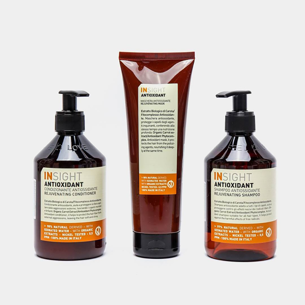 INSIGHT Набор для волос ANTIOXIDANT (шампунь 400 мл, кондиционер 400 мл, маска 250 мл) - фото №10