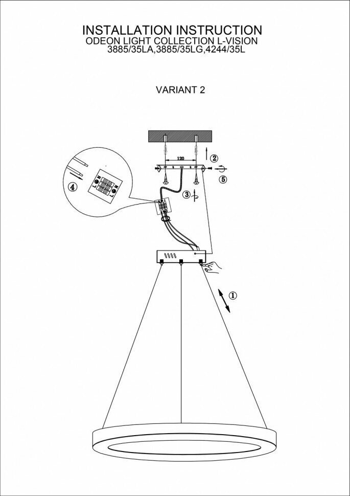 Люстра Odeon Light FOCCO 4722/24 - фото №20