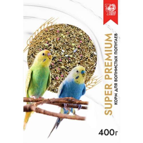 Корм д/попугаев волнистых 400г SUPERPREMIUM SEVEN SEEDS (Семь семян)/12