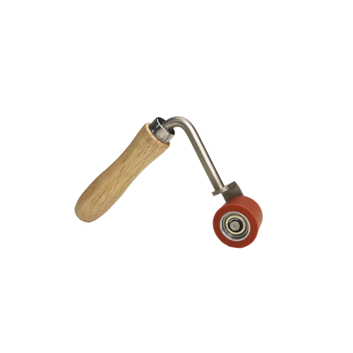 Силиконовый прикаточный ролик с изогнутой ручкой 28 мм 5300₽