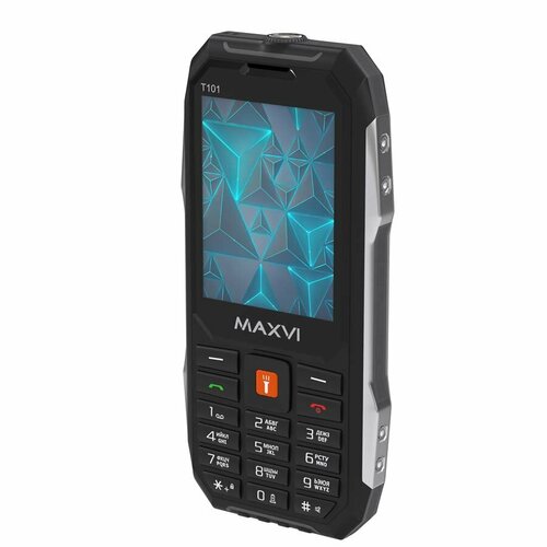Телефон MAXVI T101 Global для РФ 2 micro SIM черный 269000₽