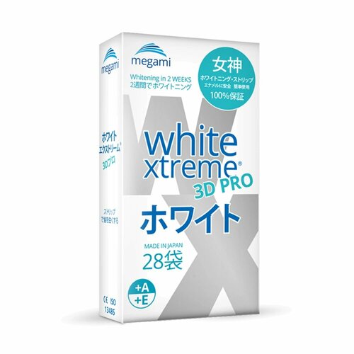 Полоски MEGAMI WHITE XTREME 3D PRO для чувствительных зубов