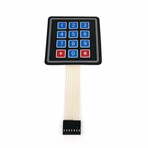 Клавиатура матричная 4х3 кнопок мембранный модуль клавиатуры 230₽