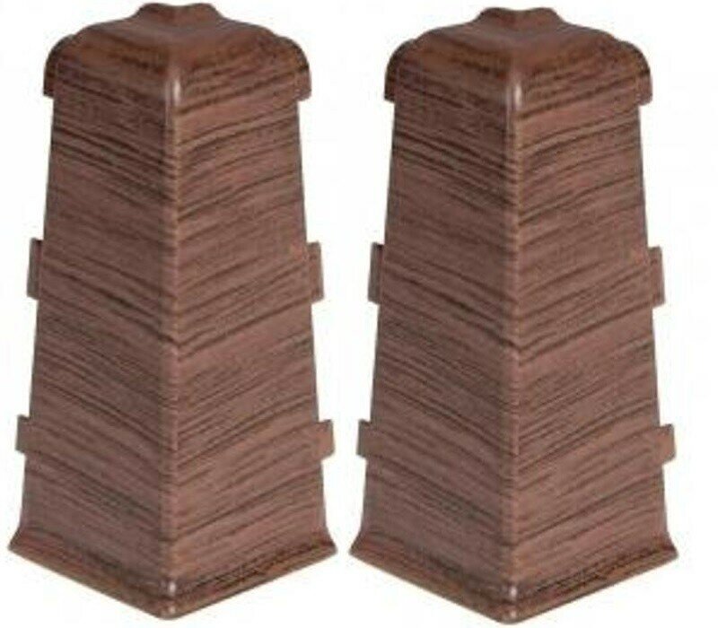 Угол для плинтуса Arbiton Indo, наружный, цвет 140 Дуб Тасманский, 2шт.