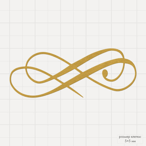 Изображение товара Mr.Painter DICUT-M0096-SZ56 Нож для вырубки Завиток 5.3×2.2 смточный рез для скрапбукинга