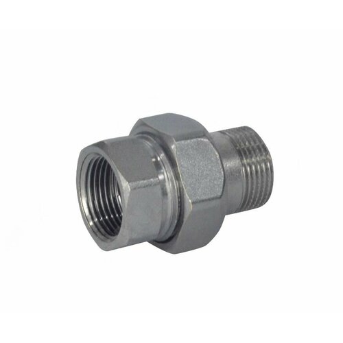 Соединитель латунь хром американка Ду 50 (2