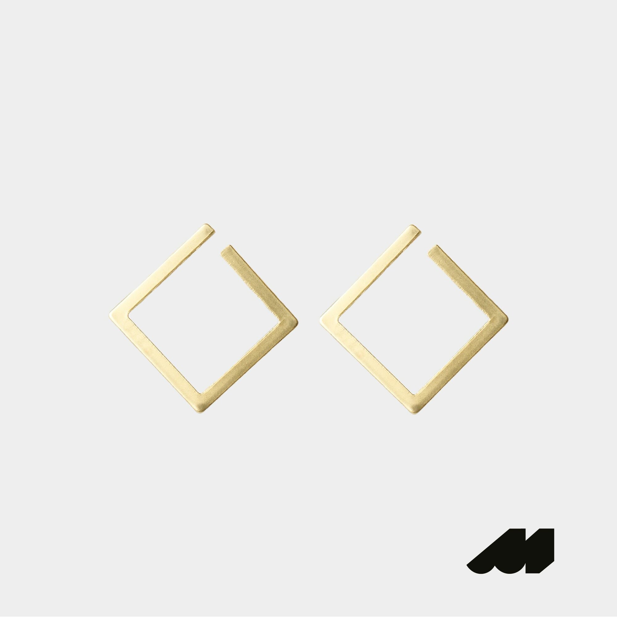 Серьги Meswero, размер 35 мм, серебро